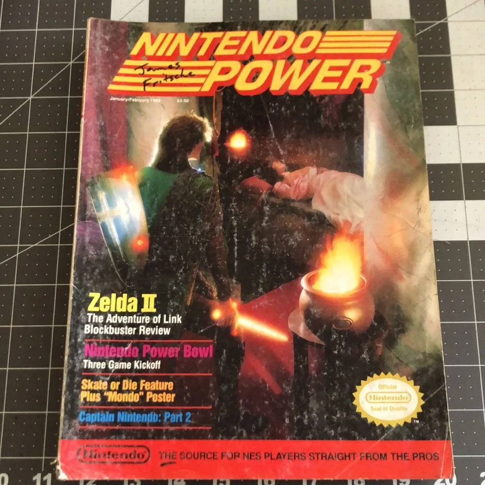 - Vintage Nintendo Power magazine volume 4 January/February 1989